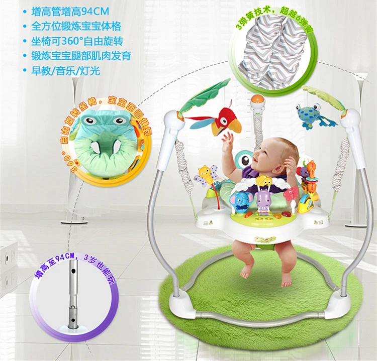Пианино Baby Bounce Woodland Friends первые шаги Jumperoo Детские прыжки и обучающие стационарные прыжки Детские прыгающие качели