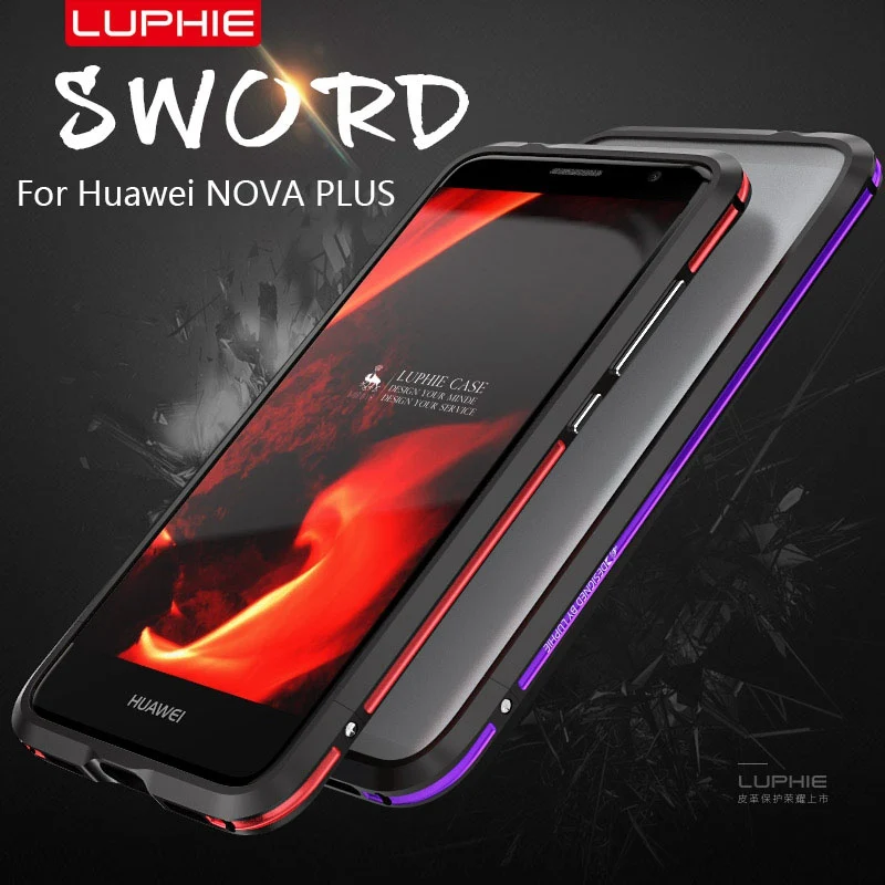 Бренд LUPHIE защитный чехол класса люкс для Huawei Nova plus алюминиевая металлическая