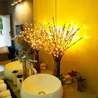 20leds 70cm led willow branch lamp battery powered natural tall vase filler willow twig lighted branch wedding decorative lights