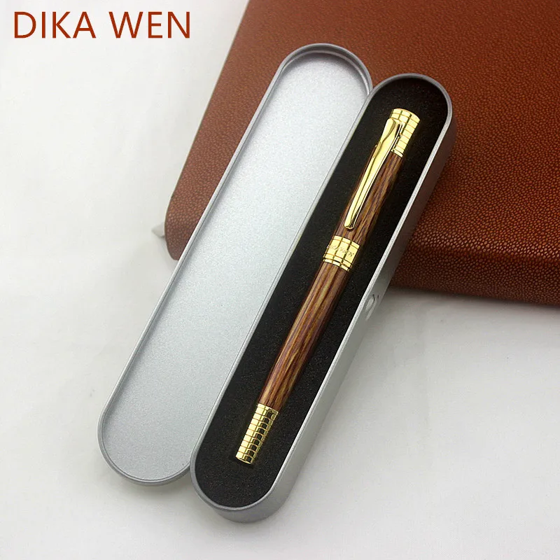 

Luxury qualit coffee luxury metal Medium Nib Rollerball Pen Business office, daily affairs, students learn professional pen