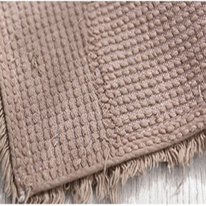 Высококачественный ковер с рыбками из 100% хлопка синий современный круглый