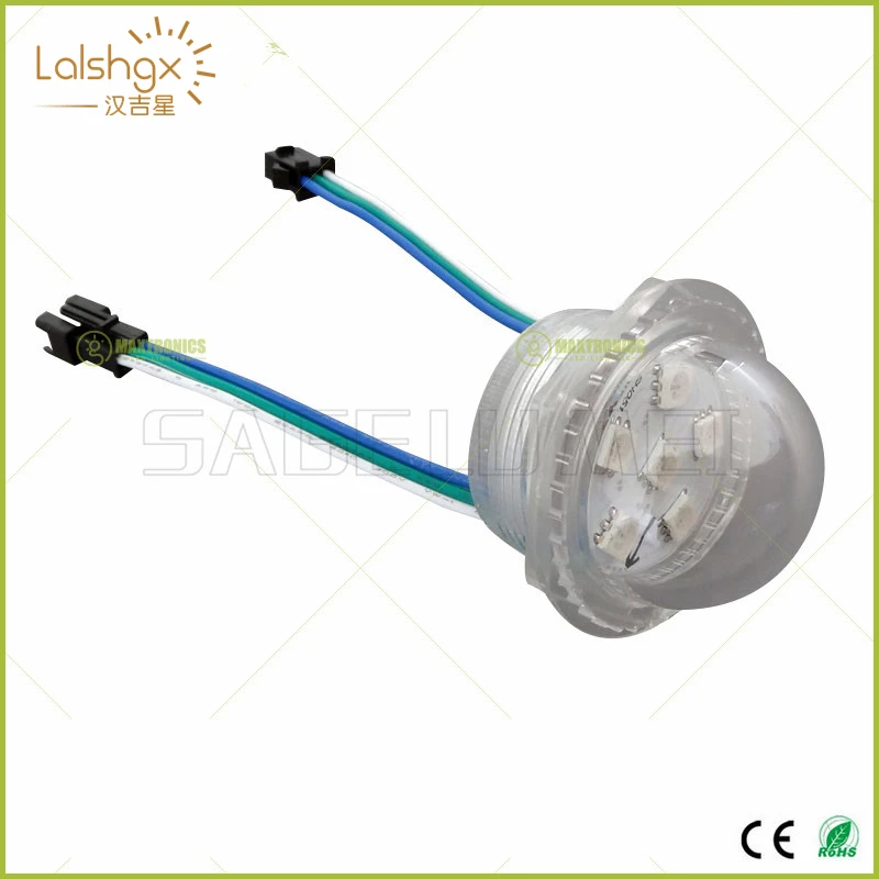200 шт./упак. супер яркий DC12V 2903IC 36 мм 6 светодиодный s SMD 5050 РГБ Пиксельная лампа