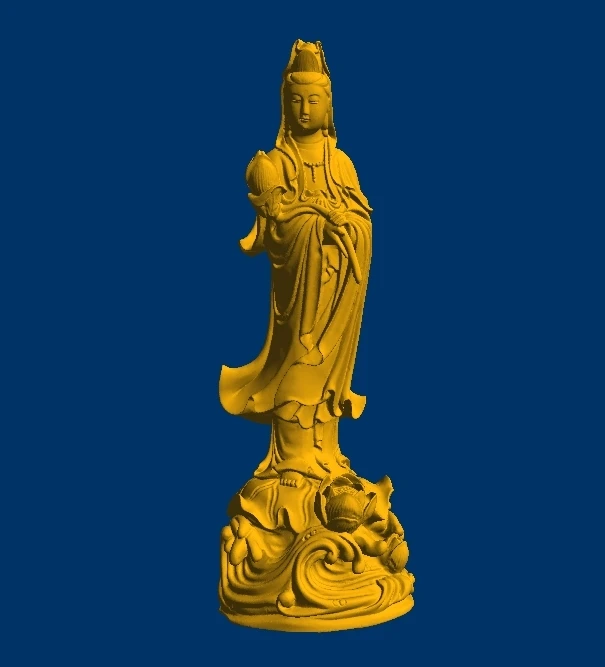 

3D model relief STL models file format GWater Lily Goddess 21