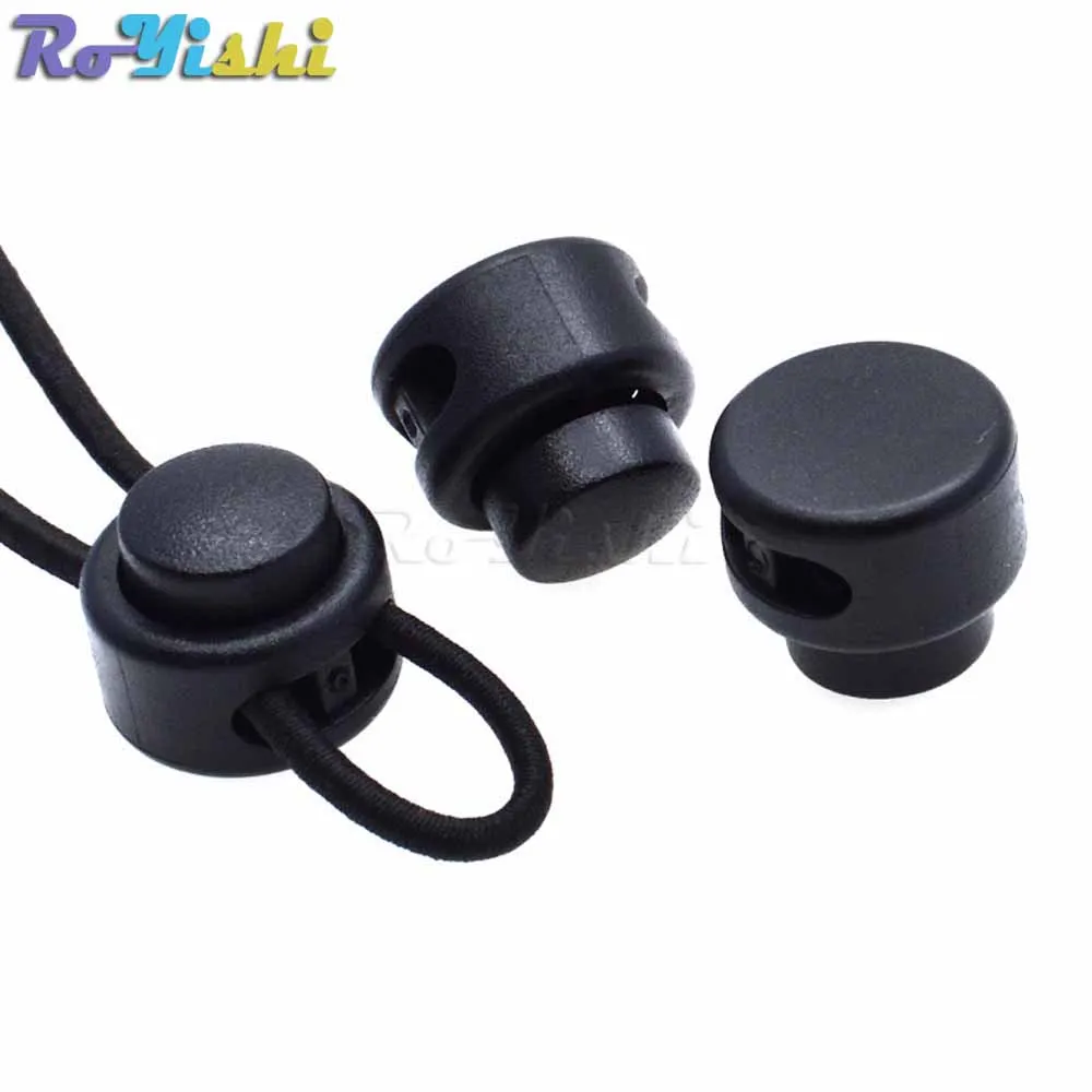10 шт./упак. пластиковый шнур блокировки переключатель стопор черный для