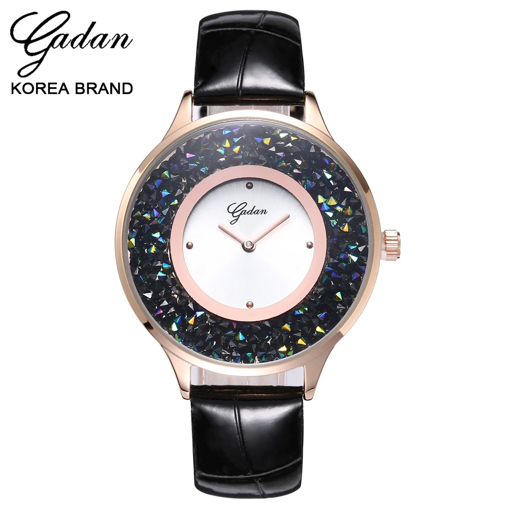 Яданьский Южная Корея Водонепроницаемый часы Женская мода подлинные Для женщин по всему небу звезды моды
