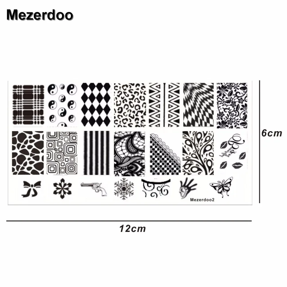 Новые пластины для стемпинга ногтей изображение кружевного пистолета поцелуй