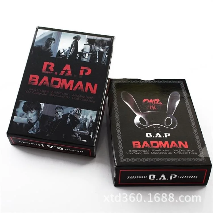 Kpop Bad Man Bang Yong Guk Kim Himchan ZELO покерные карты фотографии коллекция подарков|Реквизит
