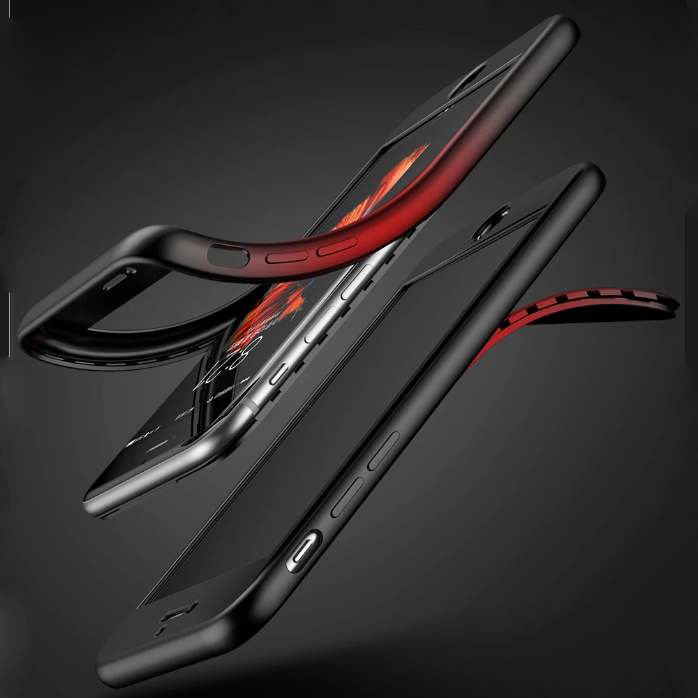 360 градусов мягкий силиконовый корпус TPU для samsung Galaxy S7 край S8 S9 плюс крышка note8