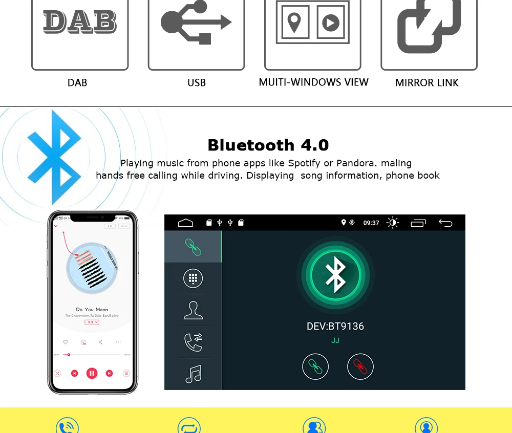 Автомобильный мультимедийный плеер 2 Din Android 9,0 для AUDI TT MK2 8J 2007 2008 2009 2010 2011 2012014 gps навигационная система Радио DVD