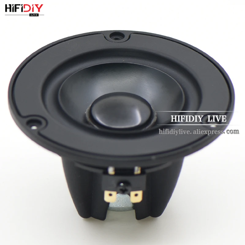 HIFIDIY Алюминий бассейна Hi-Fi 2 3 3,5 дюймов 65 мм полночастотный динамик 4OHM 20 Вт высокой мощности Alto басовый V65/85/95 мм