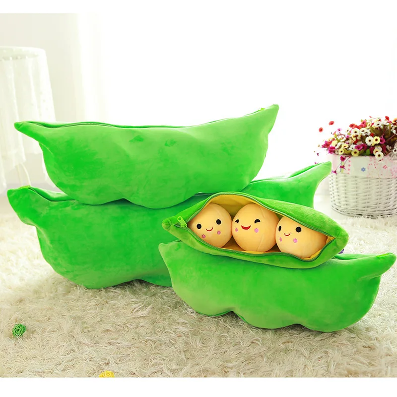 25cm cartoon cute pea doll soft plush toy pillow cushion sleeping children's toys gift | Игрушки и хобби