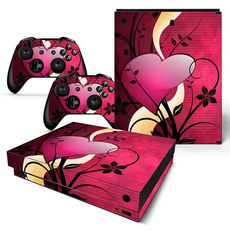 TN06-0962 GOOYIYO-для microsoft xbox ONE X наклейка геймерская консоль контроллеры виниловая наклейка DIY персональная мультяшная кожа xbox ONE X наклейка - Цвет: TN06-0962