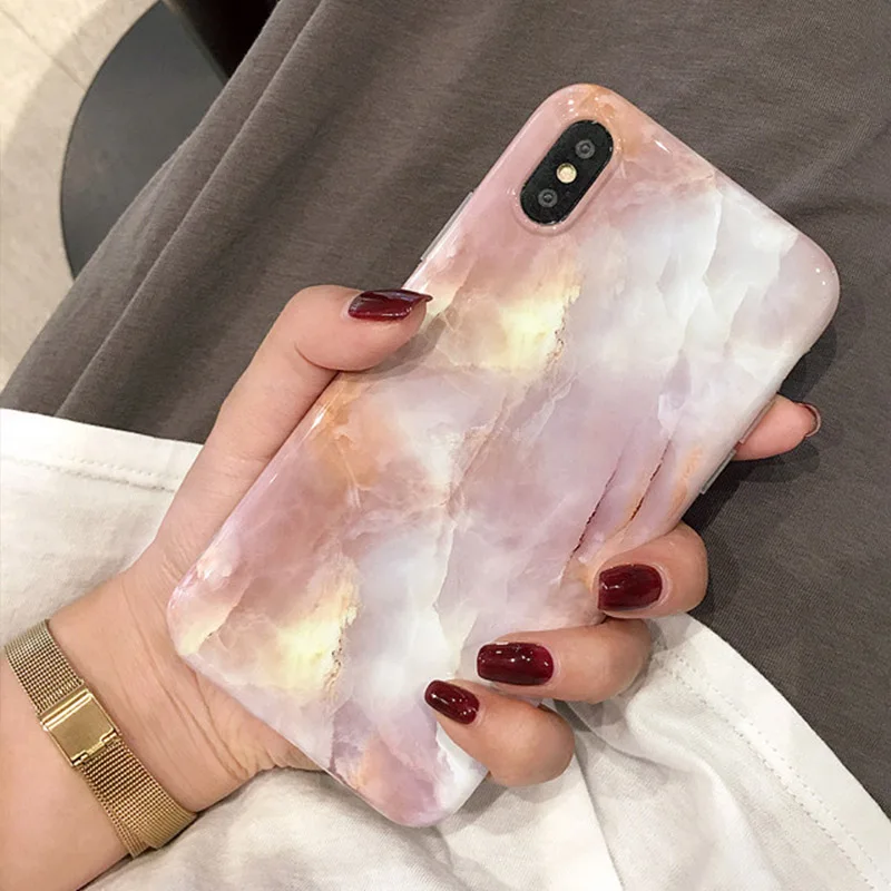 Блестящие Чехлы под мрамор из золотой фольги для iPhone X XS XR 11 Pro Max 3D Bee Мягкий ТПУ чехол для iPhone 7 8 6S Plus блестящая задняя крышка Fundas
