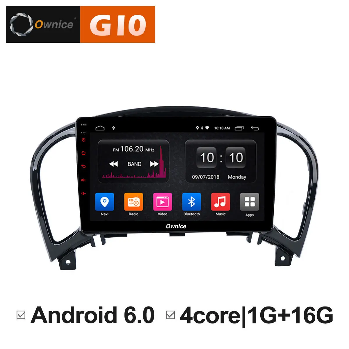 S9672C Owice Android 8,1 мультимедийный dvd-плеер для NISSAN JUKE 2004- автомобильный радиоприемник с навигацией GPS аудио система DAB PC - Цвет: S9672C