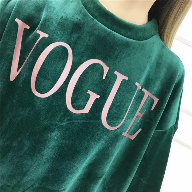 Hirsionsan Зимние толстовки с капюшоном Толстовка Для женщин Vogue печатных флис