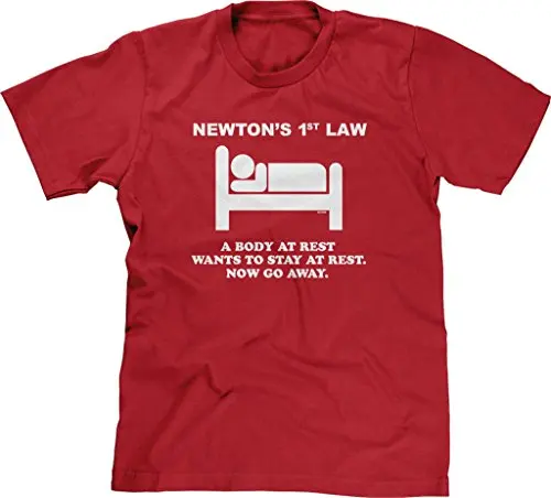Мужская Футболка первый Закон ньютона А Теперь Уходите|men t-shirt|t-shirt ment-shirt t-shirt |