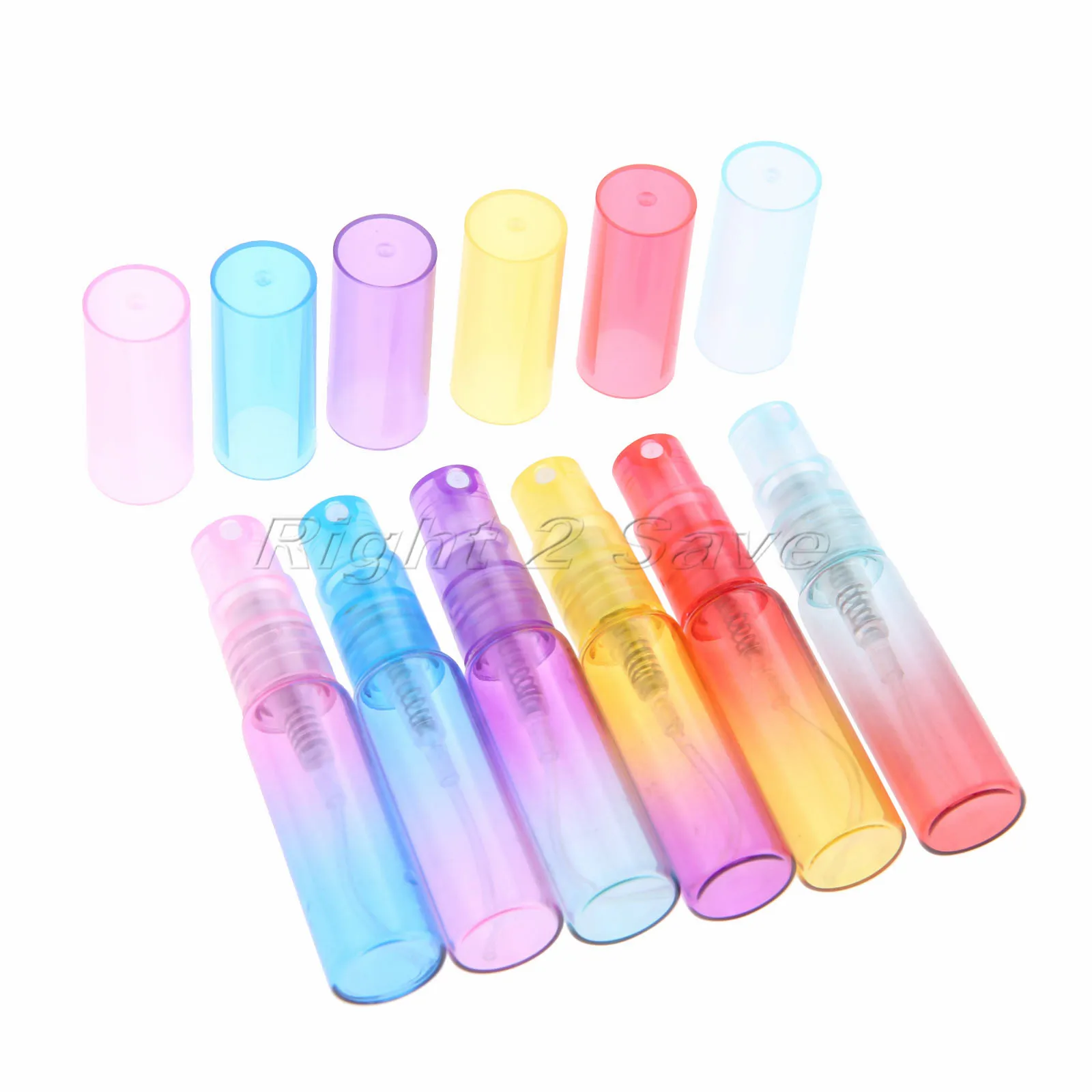 6pcs 4ml Glass Refillable Bottles Travel Portable Perfume Spray Makeup Pump Remover Mini Cosmetic Container Empty Atomizer Tube | Красота и