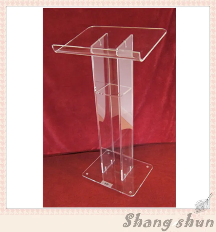 

Transparent Church Lectern Clear Modern Stable Lucite/Acrylic Lectern/Church Pulpit