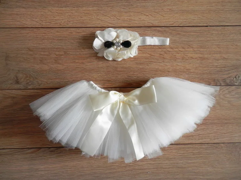 Реквизит для фотосессии новорожденных Юбка-пачка ручной работы с павлином