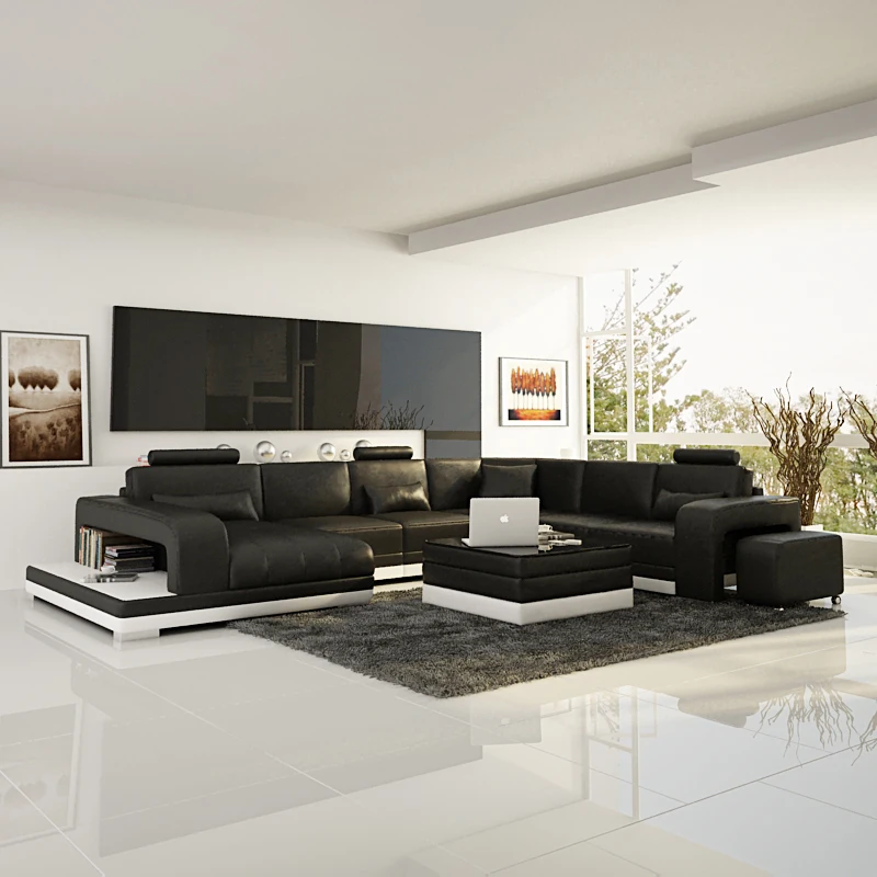 Современный угловой диван Geunine для гостиной мебель 0413 F3017|corner sofa set|sofa setcorner |