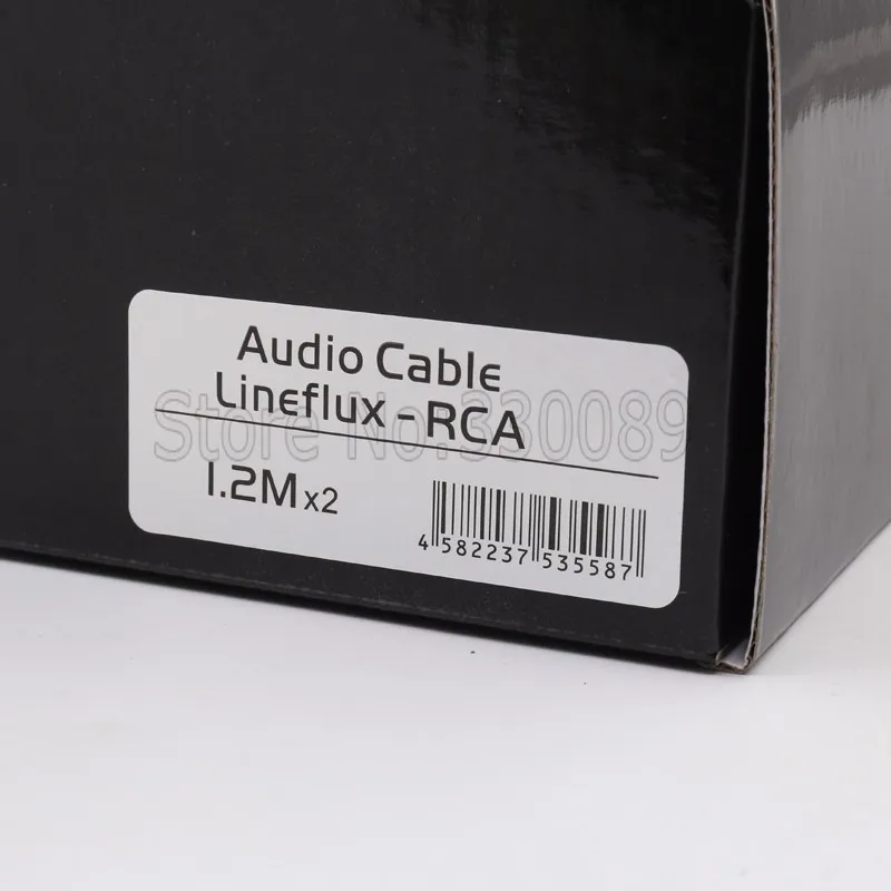 3 м/пара Lineflux(RCA) Аудио Межблочный кабель с углеродного волокна RCA штекер