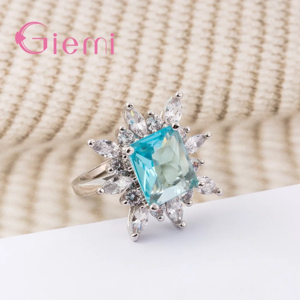 Luxury Romintic For Women Girls Pretty Good Surprise 925 Sterling Silver Cubic Zirconia Jewelry Big Promotions Hot Sale | Украшения и
