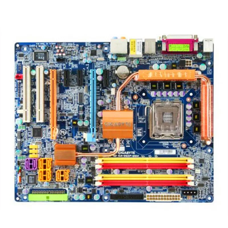 Для Gigabyte GA 965P DS4 оригинальная б/у материнская плата P965 LGA775 DDR2|Материнские платы| |