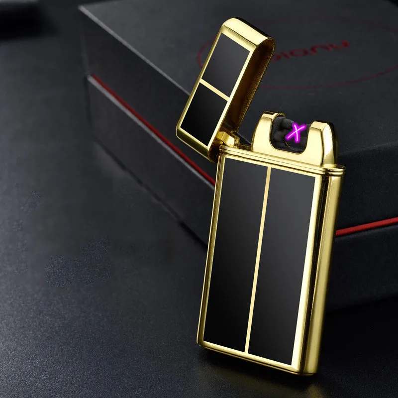 Новинка 2019 зажигалка с двойным дуговым встряхиванием импульсная USB-зарядкой