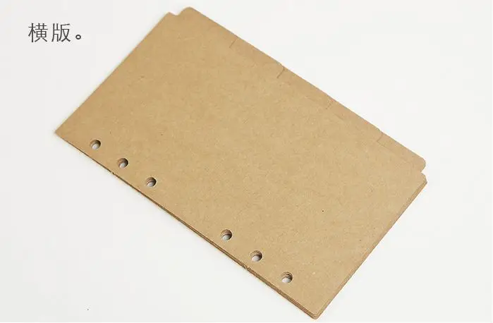 Стандартная Подставка для книг с 6 отверстиями разделители бумаги раздел из