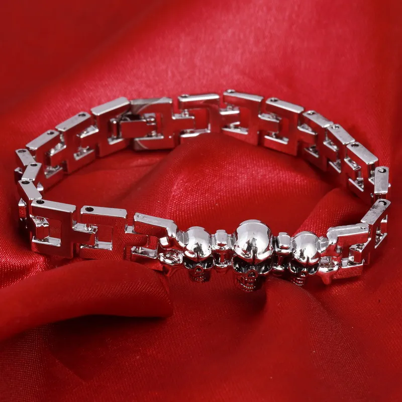 Новое поступление мужской браслет из нержавеющей стали и браслеты с черепом