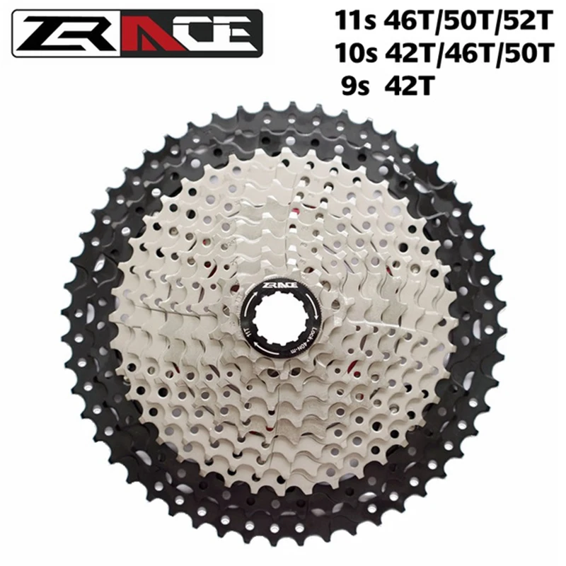 Велосипедная кассета ZRACE свободное колесо 9s 10s 11s Speed MTB 11 42T / 46T 50T 52T для ALIVIO DEORE SLX