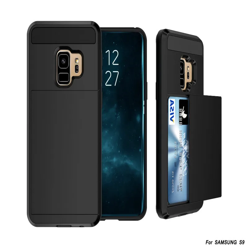 Чехол для Samsung Galaxy J6 2018 гибридный защитный чехол S6 S7 Edge S8 S9 Plus J3 J5 J7 A3 A5 2017 кредитных