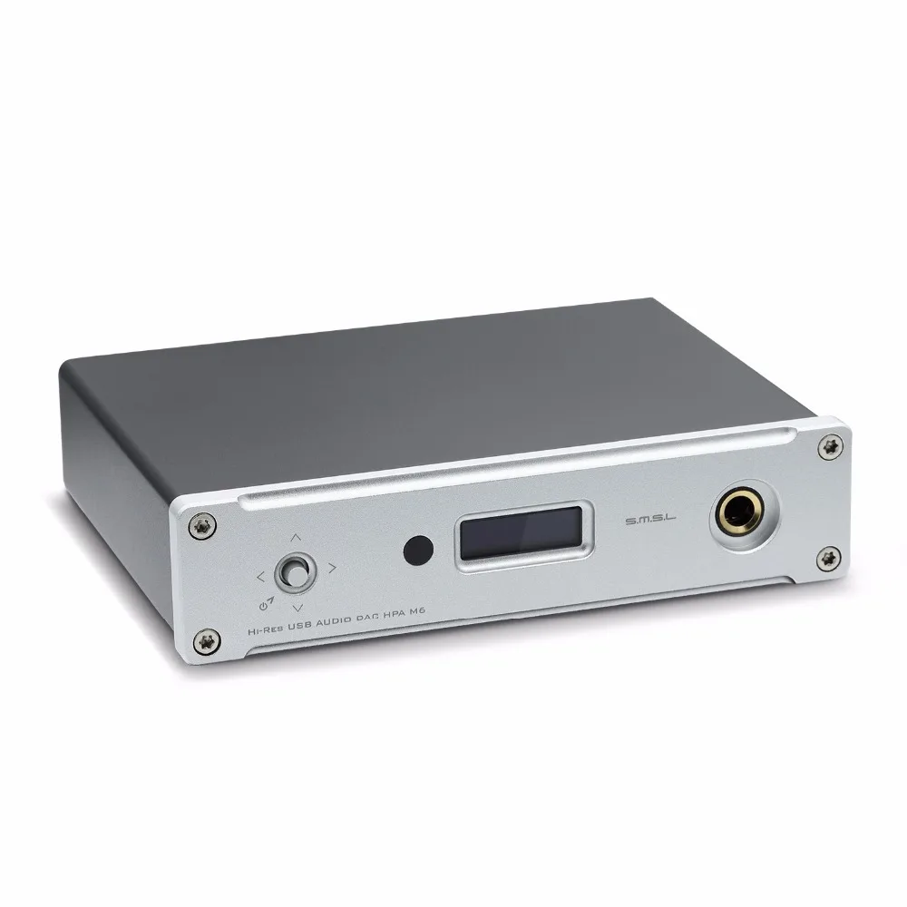 SMSL M6 Hi Fi USB ЦАП AK4452 XMOS XU208 декодер родной DSD512 Amp 32bit/768 кГц оптическая коаксиальный