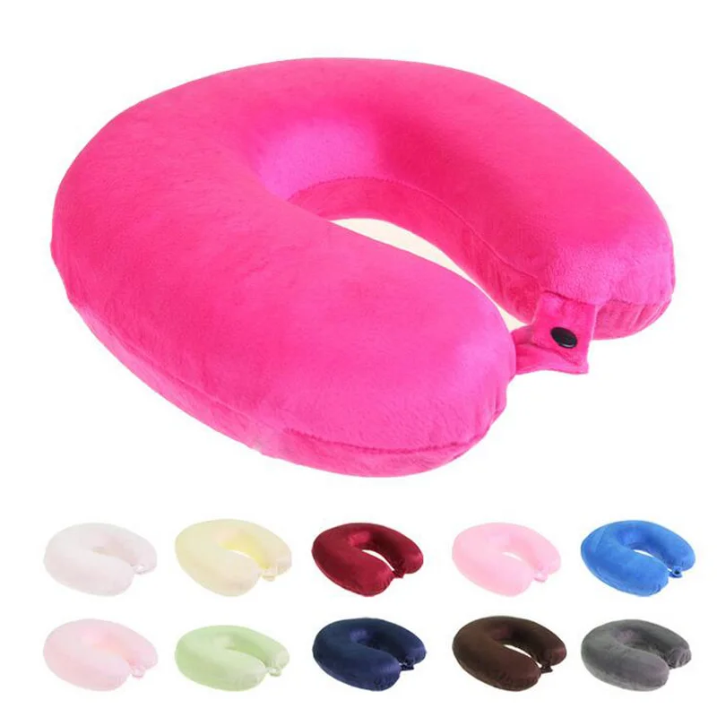 U-образная подушка из пены с эффектом памяти дорожная Шейная забота о здоровье
