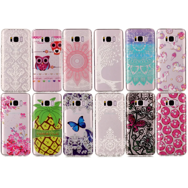 Роскошные ананас телефона мягкая TPU силиконовая ясно чехол Shell Чехлы для Samsung Galaxy