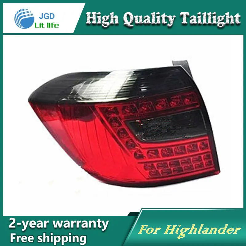 Автомобильный Стайлинг задний фонарь для Toyota Highlander 2009-2011 светодиодный