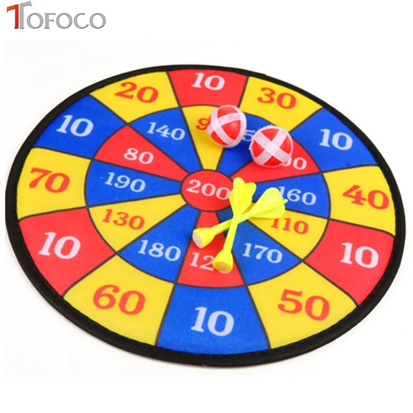 TOFOCO Boomerang ABS дротика для детской летающей игрушки тканевая Дротика набор доски