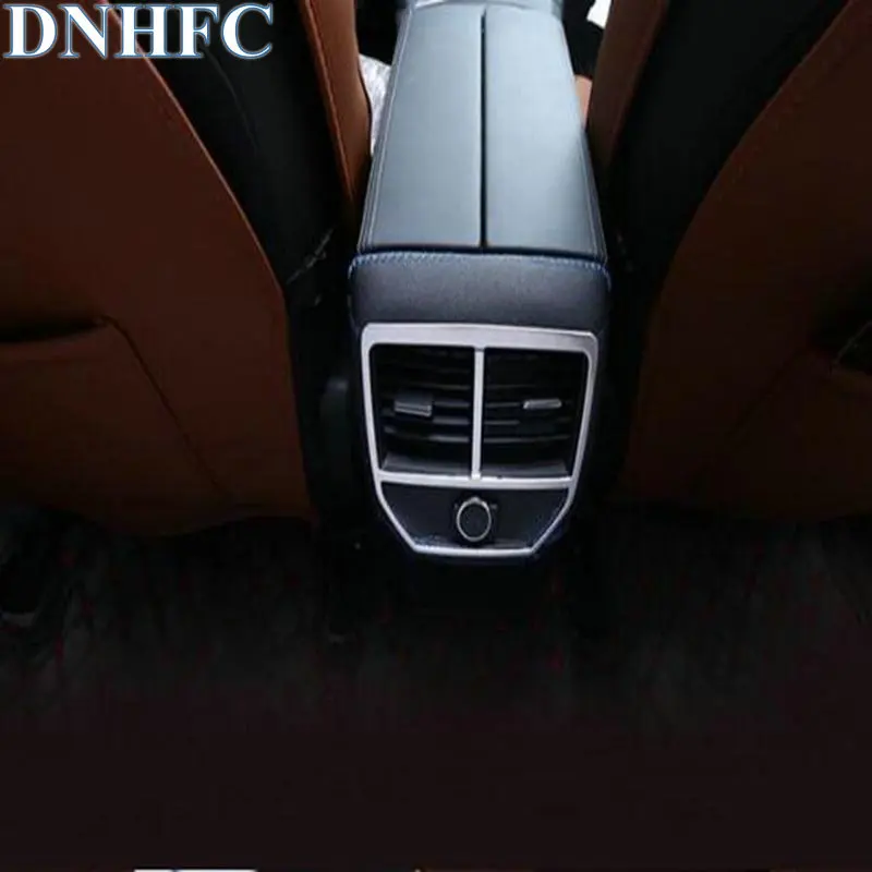 

DNHFC Car Rear Air Conditioner Outlet Decoration Cover Car Styling for Peugeot 5008 3008 GT 2017 Accessories