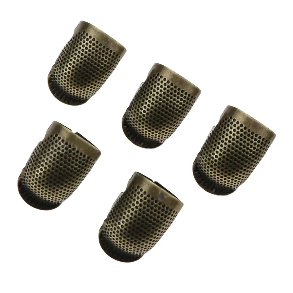 Ретро ручной наперсток для шитья пальцев протектор рукоделия металлический