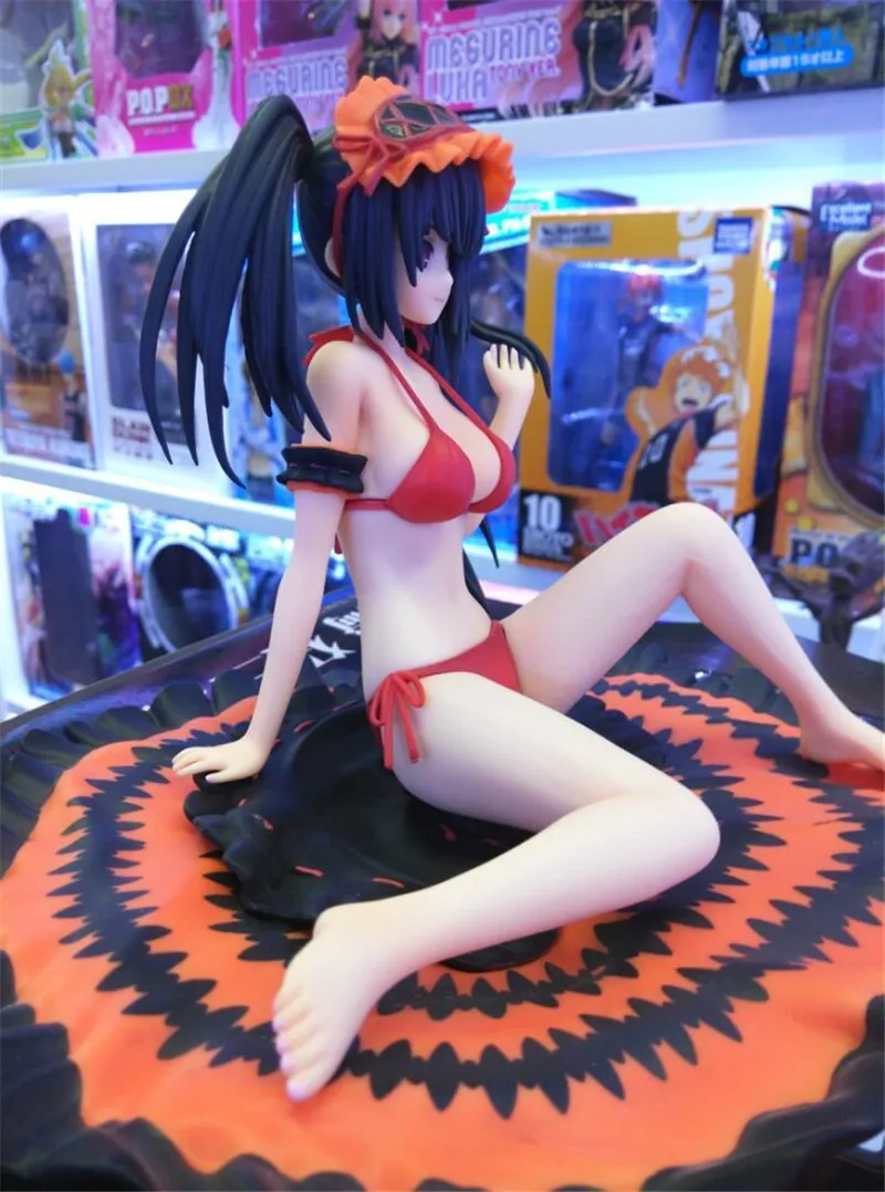 18 см аниме фигура Дата A Live II Tokisaki Куруми купальник Ver. Brinquedos 1/8 весы сексуальная