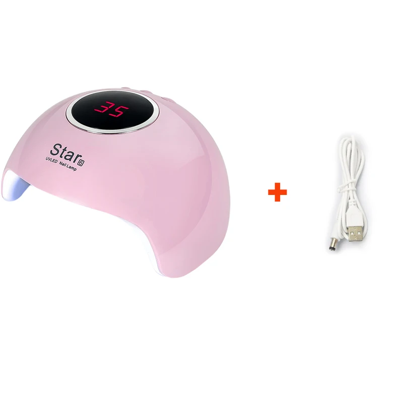 star6 36w Star6 12 Светодиодный s 36 W ЖК-дисплей сушки всех гелей USB лампа для маникюра Сушилка для ногтей Светодиодный УФ-лампа для ногтей инструменты для дизайна ногтей - Цвет: star6 36w
