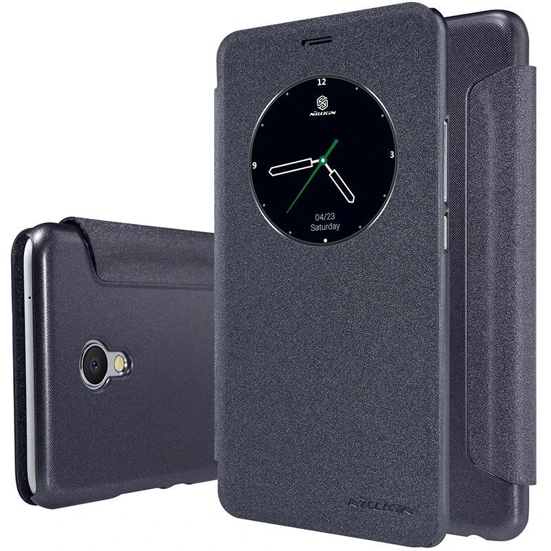 Чехол Nillkin для meizu m3e откидной серии с блестками Пластиковая Задняя крышка из