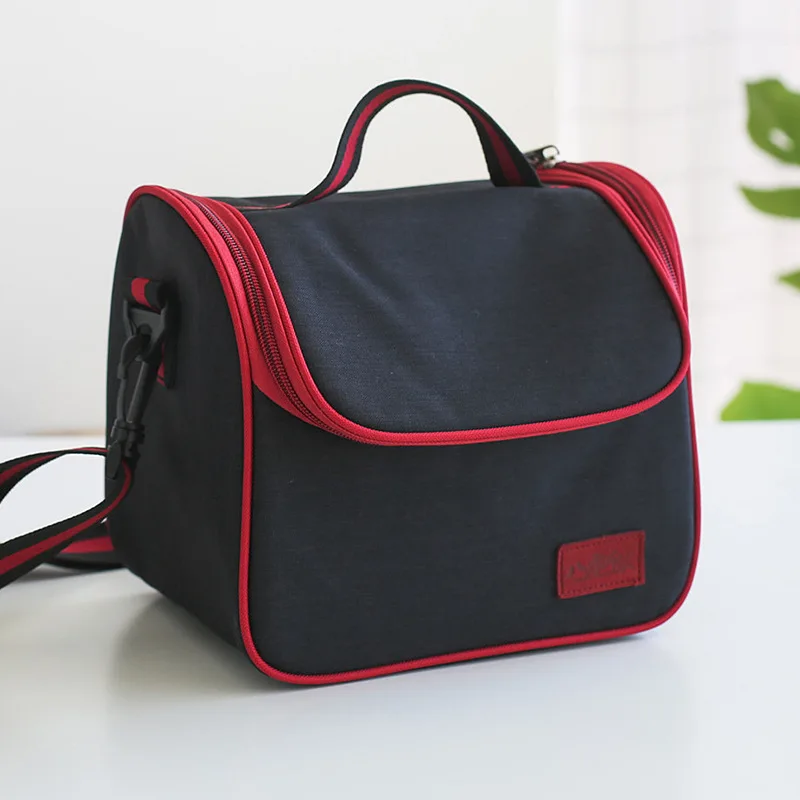 new fashion lunch bag Thermal food insulated bag women and kids casual travel cooler thermo picnic bag thicker and warmer