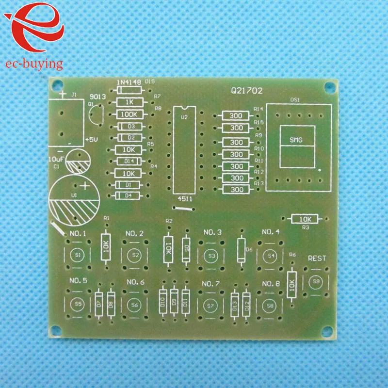 CD4511 8-канальный цифровой дисплей набор для самостоятельной сборки 8-битное