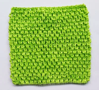 Kelly green tube top 1 шт. вязаный крючком пачка топ Топ 10 дюймов вязаный крючком повязка на голову для девочек юбка-пачка Топы - Цвет: Kelly green tube top