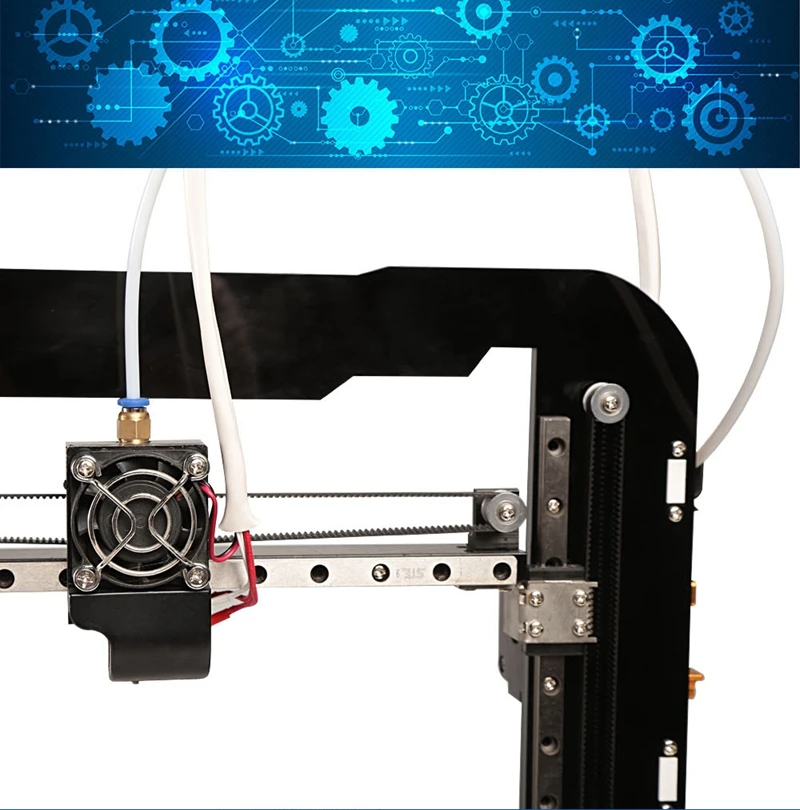 3d печать er с PLA нитью настольный Большой размер DIY Набор для 3d печати акриловая металлическая рамка Горячая кровать для дома игрушка образование creater