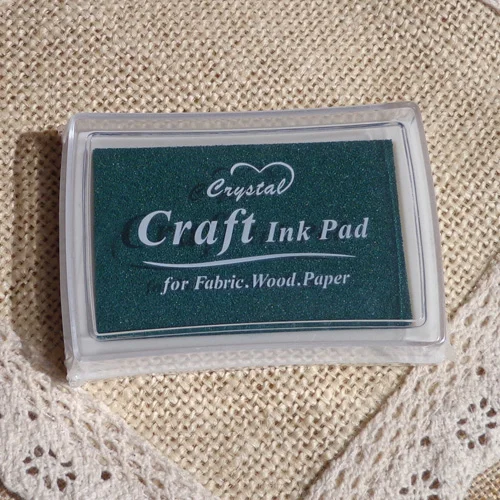 20 видов стилей красочная штемпельная подушечка ручной работы DIY Craft на масляной основе штамп чернил Pad для ткань Дерево Бумага Скрапбукинг отпечатков пальцев - Цвет: Dark Green