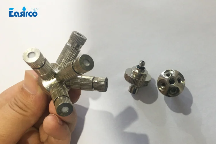 Soporte de boquilla de lat&oacute;n para Humidificaci&oacute;n, 5 unids/paquete, para sistema de refrigeraci&oacute;n por nebulizaci&oacute;n. Env&iacute;o Gratis-3