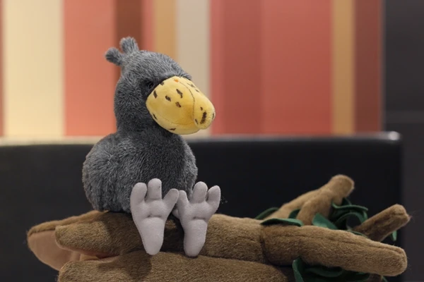 Милая Реалистичная Набивная игрушка Shoebill 18 см настоящая как КИТ голова аист