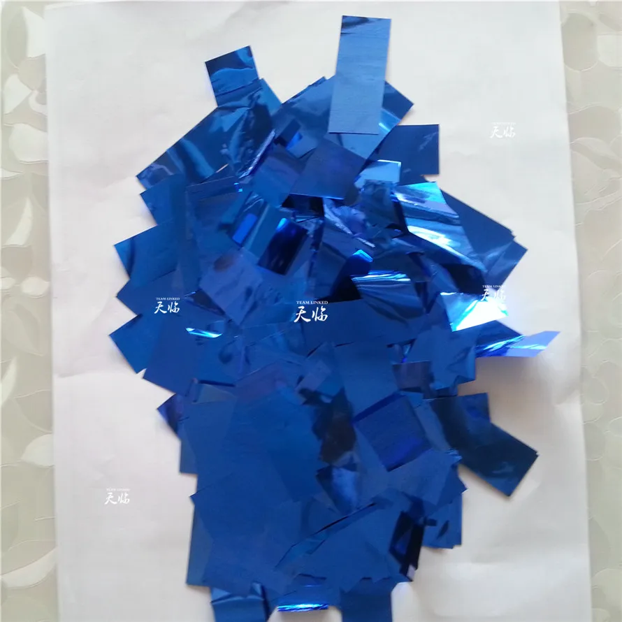 Бесплатная доставка 10 кг/лот цвет на выбор Прямоугольная форма конфетти бумага